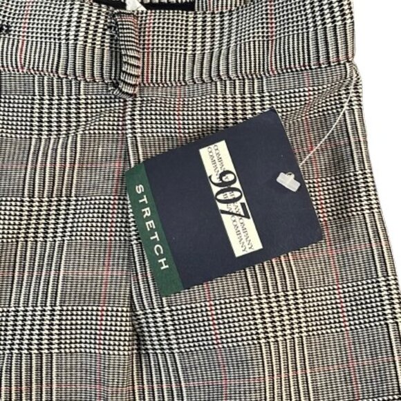 NWT VINTAGE 907 Company Plaid Stir-up Pants Leggings - Picture 4 of 4